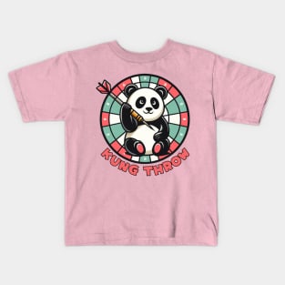 Darts panda bear Kids T-Shirt